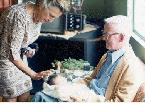 Proud Bickerdike grandparents