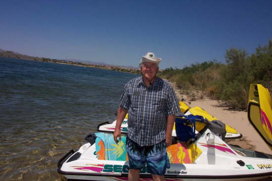 Pete on the Colorado River