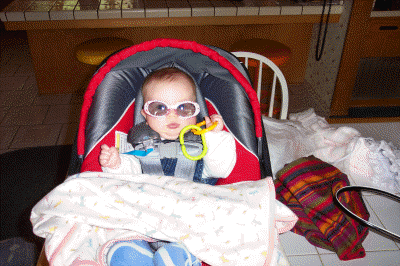 Lucia ready for California!