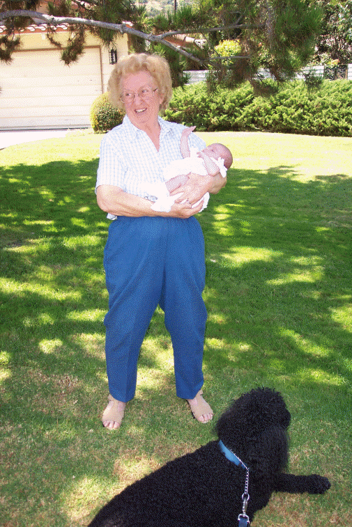 Dolores likes to hold me 