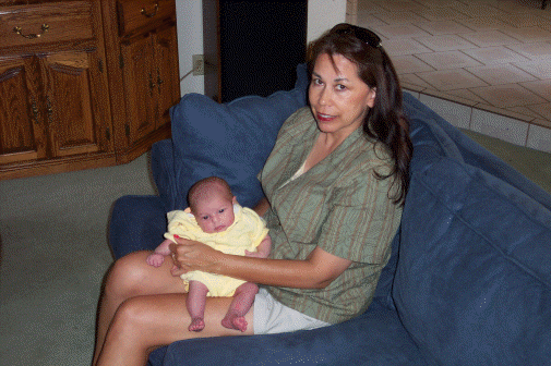 Judi Joseph came to see and hold me