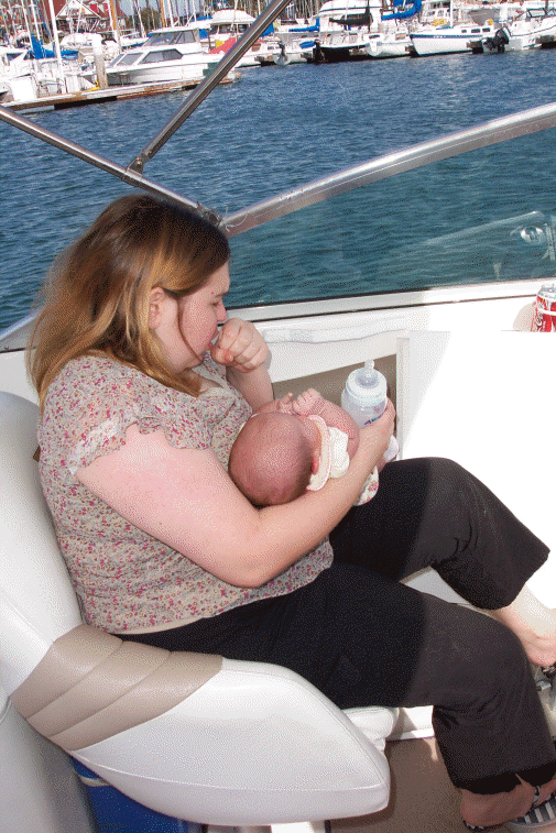 This is my first boat trip