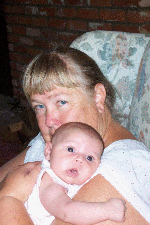 I strike a good pose for Grandma B