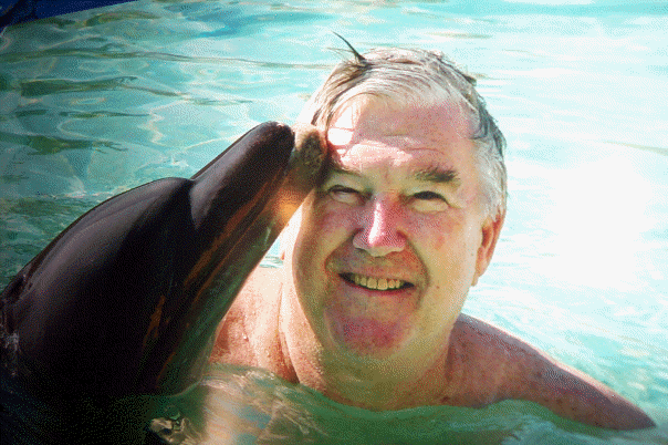 Pete getting a wet kiss