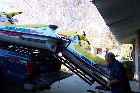 Loading on the truck
