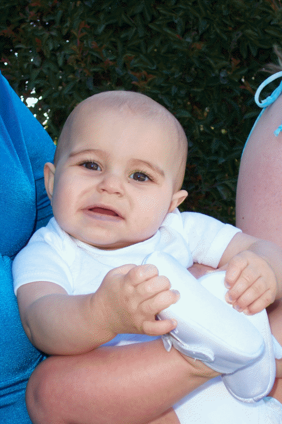 I'm getting dressed for my Baptism