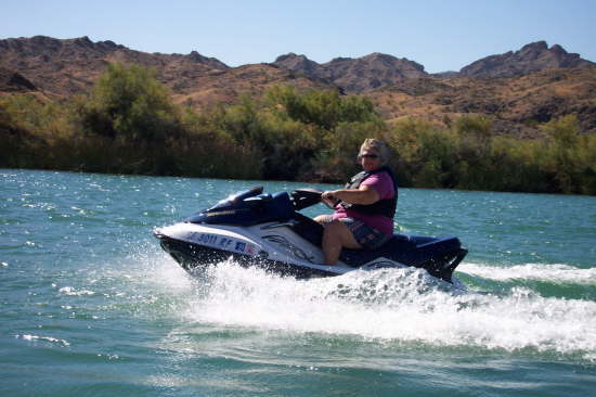 Katie headed down river