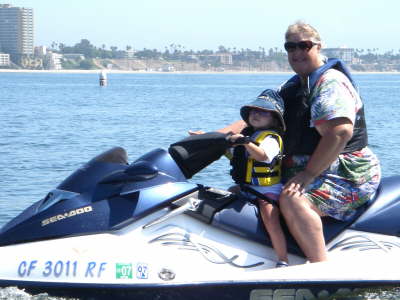 Kaitlyn's first Sea Doo adventure