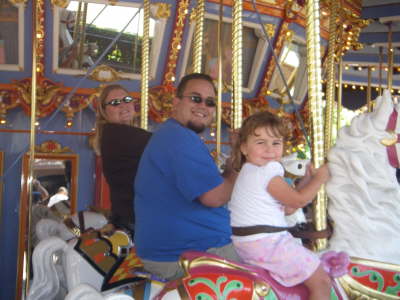 Kaitlyn's first Disneyland rides