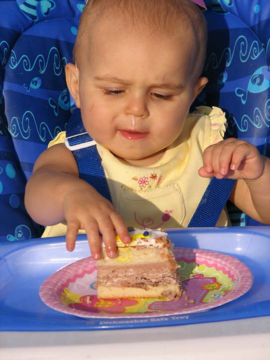 This is the first time I had a cake