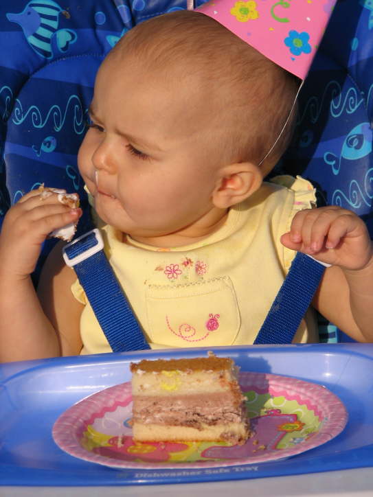 And then we eat it with one bite