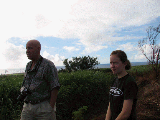 Checking out the cane