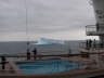 Iceberg off the stern