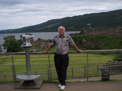 Pete with Loch Ness