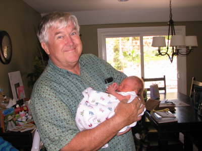 Grandpa holding Ethan