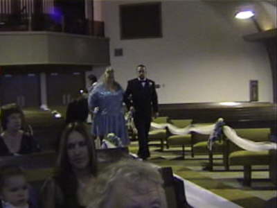 Mother escorted