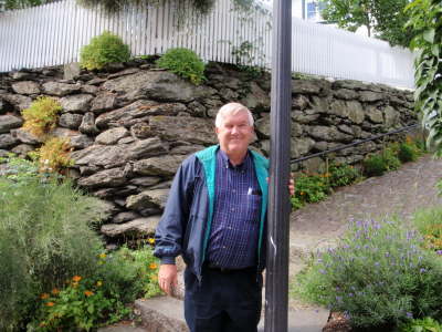 Tourist in the village