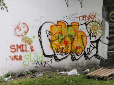 Graffiti even in Norway