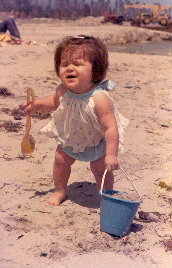 Boy this sand is heavy!