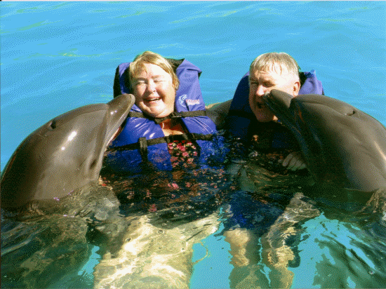 Katie, Pete, and friends