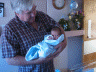Grandpa Pete holding me!